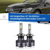 0 Anabbaglianti LED H7 24,000Lm per Mercedes CLA C117 2012 - 2019 H7: Kit LED BrightStar 24.000Lm