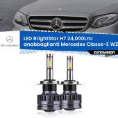 0 Anabbaglianti LED H7 24,000Lm per Mercedes Classe-E W213 2016 - 2018 H7: Kit LED BrightStar 24.000Lm