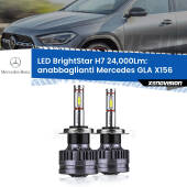 0 Anabbaglianti LED H7 24,000Lm per Mercedes GLA X156 2013 in poi H7: Kit LED BrightStar 24.000Lm