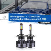 0 Anabbaglianti LED H7 24,000Lm per Mercedes SLC R172 2016 - 2017 H7: Kit LED BrightStar 24.000Lm