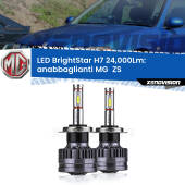 0 Anabbaglianti LED H7 24,000Lm per MG  ZS  2001 - 2005 H7: Kit LED BrightStar 24.000Lm