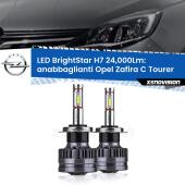 0 Anabbaglianti LED H7 24,000Lm per Opel Zafira C Tourer  2017 - 2019 H7: Kit LED BrightStar 24.000Lm