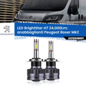 0 Anabbaglianti LED H7 24,000Lm per Peugeot Boxer Mk2 2002 - 2005 H7: Kit LED BrightStar 24.000Lm