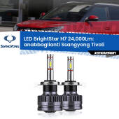 0 Anabbaglianti LED H7 24,000Lm per Ssangyong Tivoli  2015 in poi H7: Kit LED BrightStar 24.000Lm