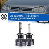 0 Anabbaglianti LED H7 24,000Lm per VW Golf 4  1997 - 2005 H7: Kit LED BrightStar 24.000Lm