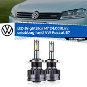 0 Anabbaglianti LED H7 24,000Lm per VW Passat B7 2010 - 2014 H7: Kit LED BrightStar 24.000Lm