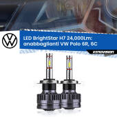 0 Anabbaglianti LED H7 24,000Lm per VW Polo 6R, 6C lenticolare H7: Kit LED BrightStar 24.000Lm