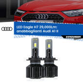 0 Anabbaglianti LED H7 29,000Lm per Audi A1 II 2019 in poi H7: Kit LED Eagle V2.0 29.000Lm