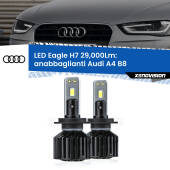 0 Anabbaglianti LED H7 29,000Lm per Audi A4 B8 2007 - 2015 H7: Kit LED Eagle V2.0 29.000Lm