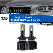 0 Anabbaglianti LED H7 29,000Lm per Audi A6 C6 2004 - 2011 H7: Kit LED Eagle V2.0 29.000Lm