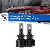 0 Anabbaglianti LED H7 29,000Lm per BMW X4 F26 2014 - 2017 H7: Kit LED Eagle V2.0 29.000Lm