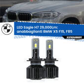 0 Anabbaglianti LED H7 29,000Lm per BMW X5 F15, F85 2014 - 2018 H7: Kit LED Eagle V2.0 29.000Lm