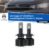 0 Anabbaglianti LED H7 29,000Lm per Citroën C-Elysee  2012 in poi H7: Kit LED Eagle V2.0 29.000Lm