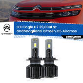 0 Anabbaglianti LED H7 29,000Lm per Citroën C5 Aircross 2017 in poi H7: Kit LED Eagle V2.0 29.000Lm