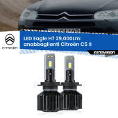 0 Anabbaglianti LED H7 29,000Lm per Citroën C5 II 2008 - 2014 H7: Kit LED Eagle V2.0 29.000Lm