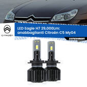 0 Anabbaglianti LED H7 29,000Lm per Citroën C5 My04 2004 - 2008 H7: Kit LED Eagle V2.0 29.000Lm