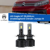 0 Anabbaglianti LED H7 29,000Lm per Citroën Jumpy III 2016 in poi H7: Kit LED Eagle V2.0 29.000Lm