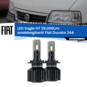0 Anabbaglianti LED H7 29,000Lm per Fiat Ducato 244 2002 - 2006 H7: Kit LED Eagle V2.0 29.000Lm