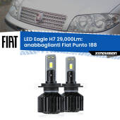 0 Anabbaglianti LED H7 29,000Lm per Fiat Punto 188 2003 - 2010 H7: Kit LED Eagle V2.0 29.000Lm
