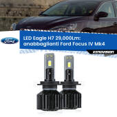 0 Anabbaglianti LED H7 29,000Lm per Ford Focus Mk4 2018 in poi H7: Kit LED Eagle V2.0 29.000Lm