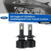 0 Anabbaglianti LED H7 29,000Lm per Ford Transit Custom con fari a parabola H7: Kit LED Eagle V2.0 29.000Lm