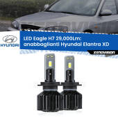 0 Anabbaglianti LED H7 29,000Lm per Hyundai Elantra XD 2000 - 2006 H7: Kit LED Eagle V2.0 29.000Lm