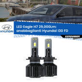 0 Anabbaglianti LED H7 29,000Lm per Hyundai I30 FD 2007 - 2011 H7: Kit LED Eagle V2.0 29.000Lm
