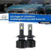 0 Anabbaglianti LED H7 29,000Lm per Hyundai Kona OS 2017 - 2022 H7: Kit LED Eagle V2.0 29.000Lm