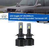 0 Anabbaglianti LED H7 29,000Lm per Hyundai Terracan HP 2001 - 2006 H7: Kit LED Eagle V2.0 29.000Lm