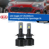 0 Anabbaglianti LED H7 29,000Lm per KIA Sportage SL 2010 - 2014 H7: Kit LED Eagle V2.0 29.000Lm