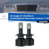 0 Anabbaglianti LED H7 29,000Lm per Mercedes Classe-C W202 1996 - 2000 H7: Kit LED Eagle V2.0 29.000Lm