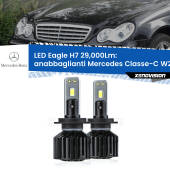 0 Anabbaglianti LED H7 29,000Lm per Mercedes Classe-C W203 2000 - 2007 H7: Kit LED Eagle V2.0 29.000Lm