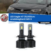 0 Anabbaglianti LED H7 29,000Lm per MG 6  2010 in poi H7: Kit LED Eagle V2.0 29.000Lm