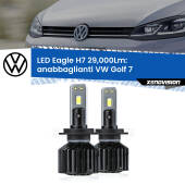 0 Anabbaglianti LED H7 29,000Lm per VW Golf 7  2017 - 2019 H7: Kit LED Eagle V2.0 29.000Lm