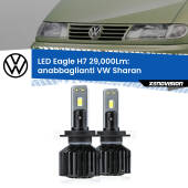 0 Anabbaglianti LED H7 29,000Lm per VW Sharan  a parabola doppia H7: Kit LED Eagle V2.0 29.000Lm