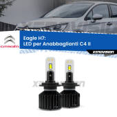 0 Anabbaglianti LED H7 29,000Lumen per Citroen C4 II (B7) 2009 - 2016 H7: Kit LED Eagle 29.000Lm
