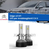 0 Anabbaglianti LED H7 32,000Lumen per Citroen C4 II (B7) 2009 - 2016 H7: Kit LED Edge v2.0 32.000Lm