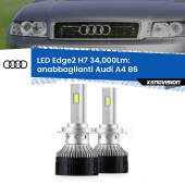 0 Anabbaglianti LED H7 34,000Lm per Audi A4 B6 2000 - 2004 H7: Kit LED Edge v3.0 34.000 Lumen