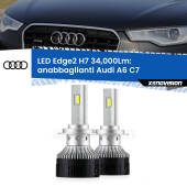 0 Anabbaglianti LED H7 34,000Lm per Audi A6 C7 2010 - 2018 H7: Kit LED Edge v3.0 34.000 Lumen