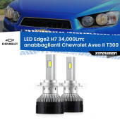 0 Anabbaglianti LED H7 34,000Lm per Chevrolet Aveo II T300 2011 - 2021 H7: Kit LED Edge v3.0 34.000 Lumen