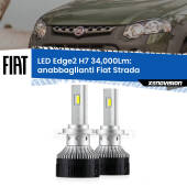 0 Anabbaglianti LED H7 34,000Lm per Fiat Strada a parabola doppia H7: Kit LED Edge v3.0 34.000 Lumen
