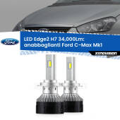 0 Anabbaglianti LED H7 34,000Lm per Ford C-Max Mk1 2003 - 2010 H7: Kit LED Edge v3.0 34.000 Lumen