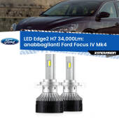 0 Anabbaglianti LED H7 34,000Lm per Ford Focus Mk4 2018 in poi H7: Kit LED Edge v3.0 34.000 Lumen