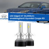 0 Anabbaglianti LED H7 34,000Lm per Hyundai Coupe RD 1999 - 2002 H7: Kit LED Edge v3.0 34.000 Lumen