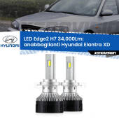0 Anabbaglianti LED H7 34,000Lm per Hyundai Elantra XD 2000 - 2006 H7: Kit LED Edge v3.0 34.000 Lumen