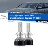 0 Anabbaglianti LED H7 34,000Lm per Jaguar XF X250 2007 - 2015 H7: Kit LED Edge v3.0 34.000 Lumen