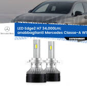 0 Anabbaglianti LED H7 34,000Lm per Mercedes Classe-A W176 2012 - 2018 H7: Kit LED Edge v3.0 34.000 Lumen