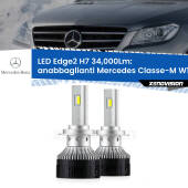 0 Anabbaglianti LED H7 34,000Lm per Mercedes Classe-M W166 2011 - 2015 H7: Kit LED Edge v3.0 34.000 Lumen