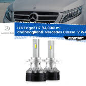 0 Anabbaglianti LED H7 34,000Lm per Mercedes Classe-V W447 2014 in poi H7: Kit LED Edge v3.0 34.000 Lumen
