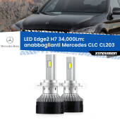 0 Anabbaglianti LED H7 34,000Lm per Mercedes CLC CL203 2008 - 2011 H7: Kit LED Edge v3.0 34.000 Lumen